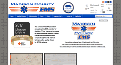Desktop Screenshot of madisoncountyems.com